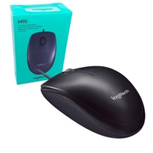Logitech Wired Mouse M90 Black USB