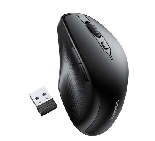 UGREEN Ergonomic Wireless & Bluetooth Mouse (Without Battery)