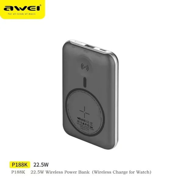 Awei P188K 10000mAh Wireless Powerbank