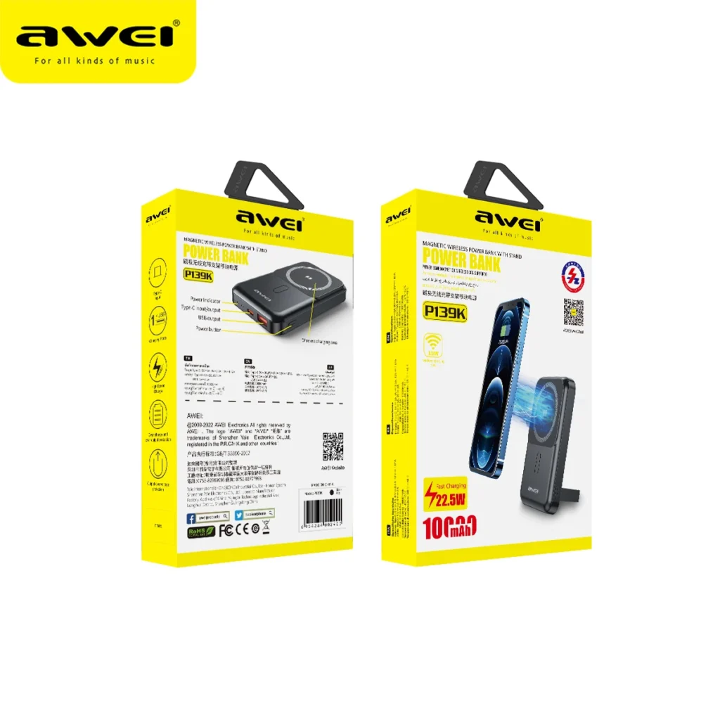 Awei P139K 10000mAh Portable Powerbank