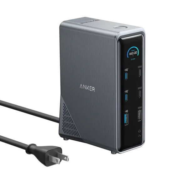 Anker Prime Charging Docking Station (14-in-1, Dual Display, 160W)